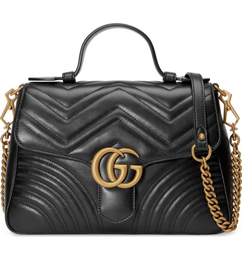 gucci gg marmont top handle bag